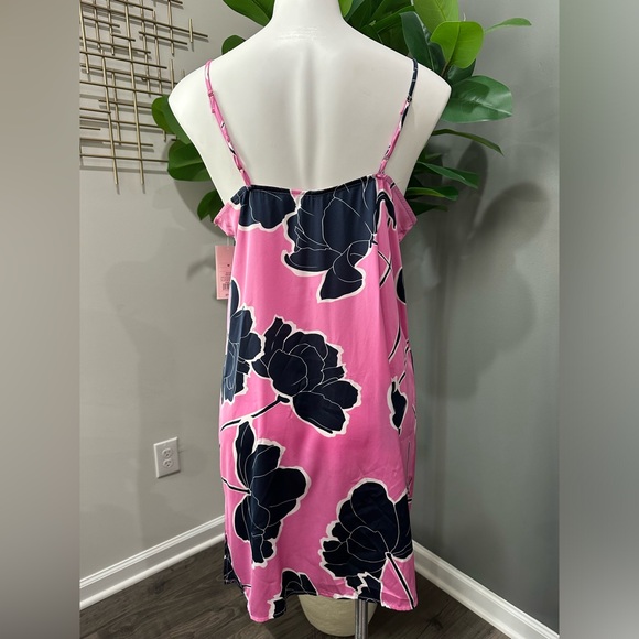 New Stars Above Silk Floral Printed Robe M/L and Chemise Gown M Bundle - Picture 9 of 11